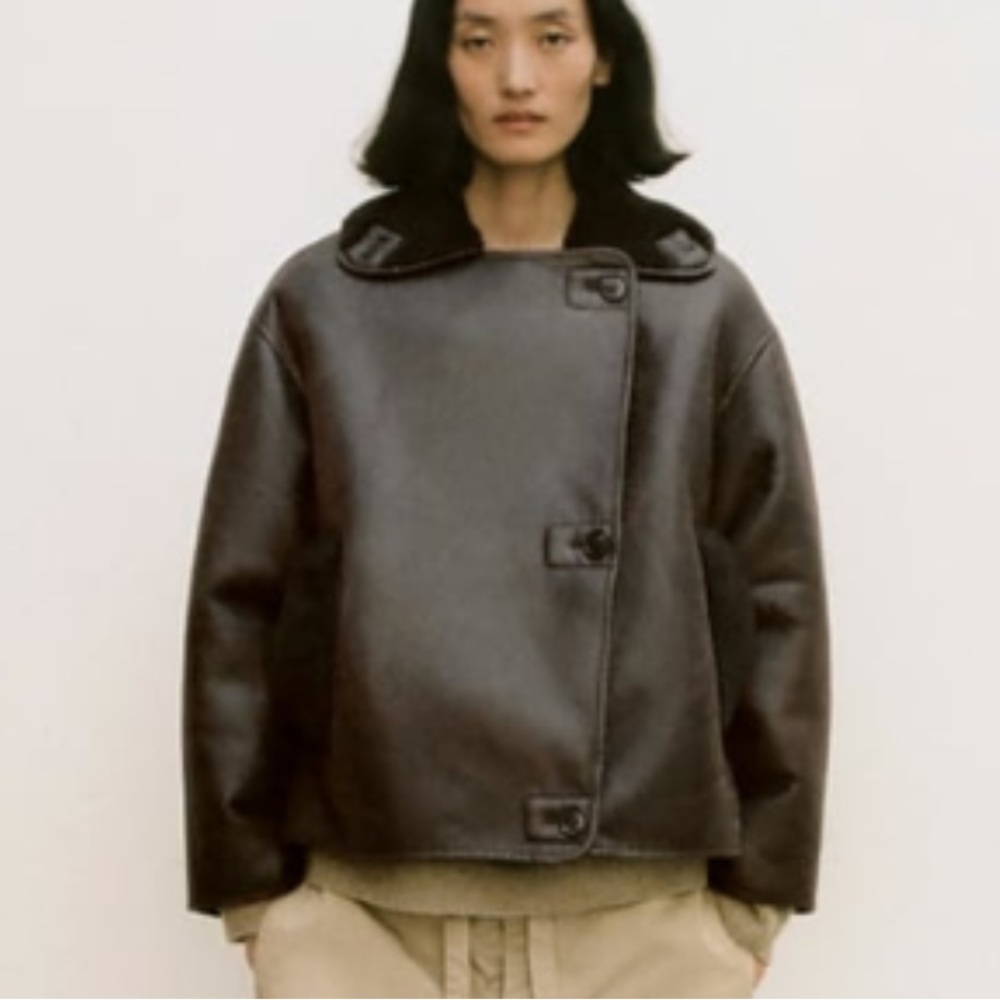 ZW COLLECTION RELAXED FIT DOUBLE-FACED JACKET